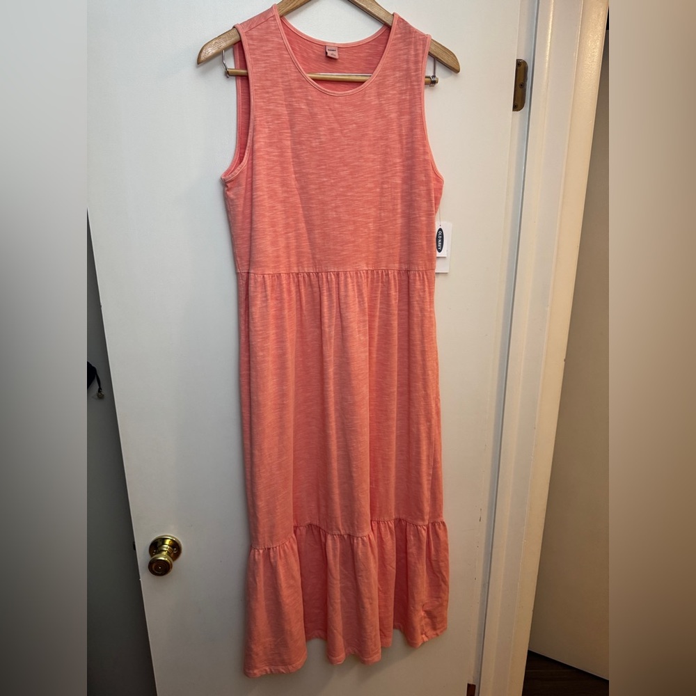 Old Navy Coral Maxi Dress